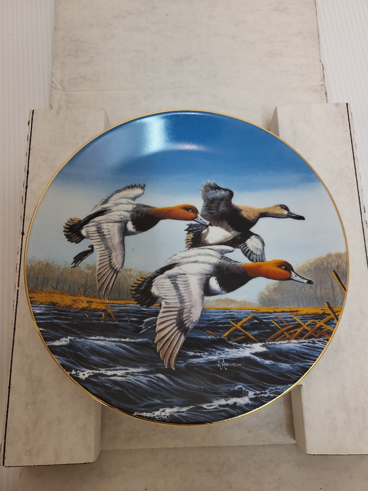 Vintage Collectors Plate Redheads