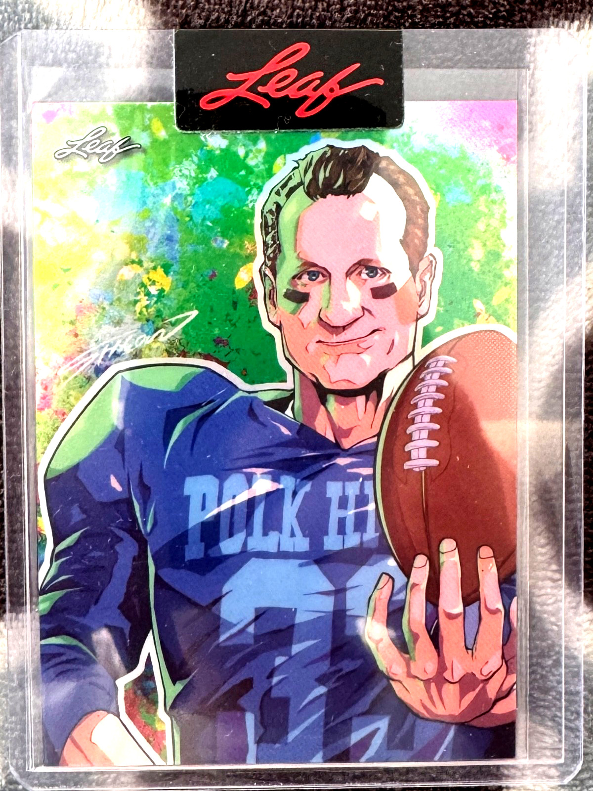Ed O'Neill 2023 Leaf Anime Nation #ANB-63 Card /297 Polk High Coach Al Bundy