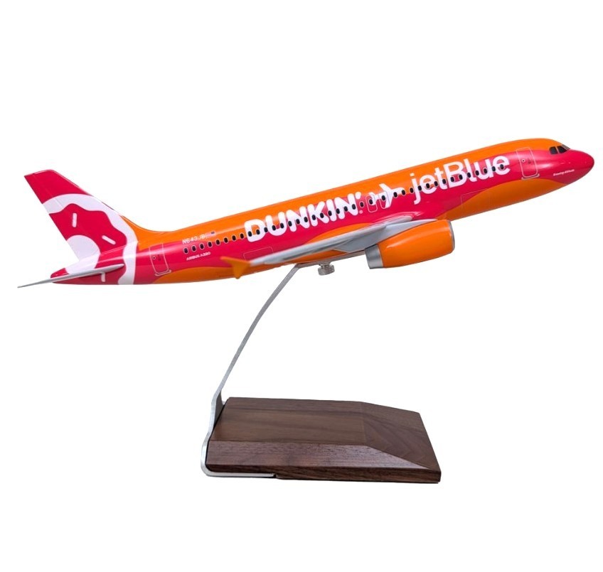 PacMin JetBlue Airways Airbus A320-200 Dunkin Donuts N643JB Desk 1/100 Jet Model