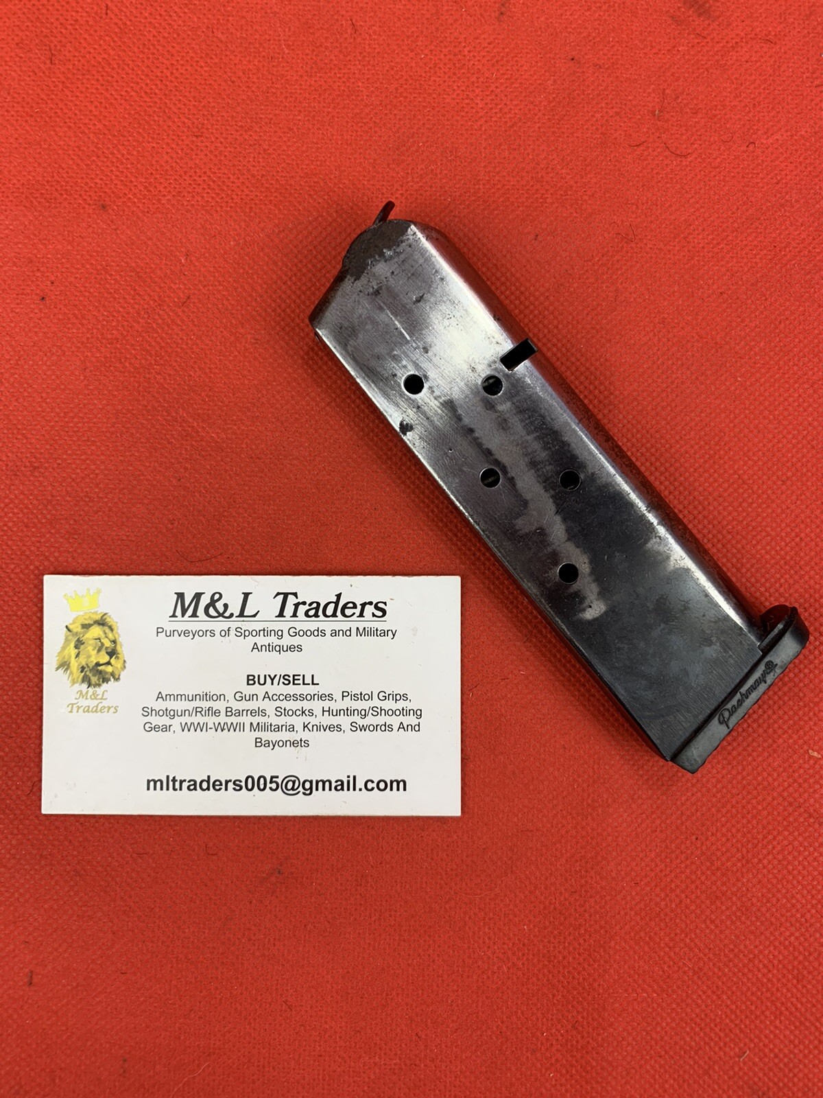 Original WWI Factory Colt 1911 Two Tone Magazine Early Rare Doughboy