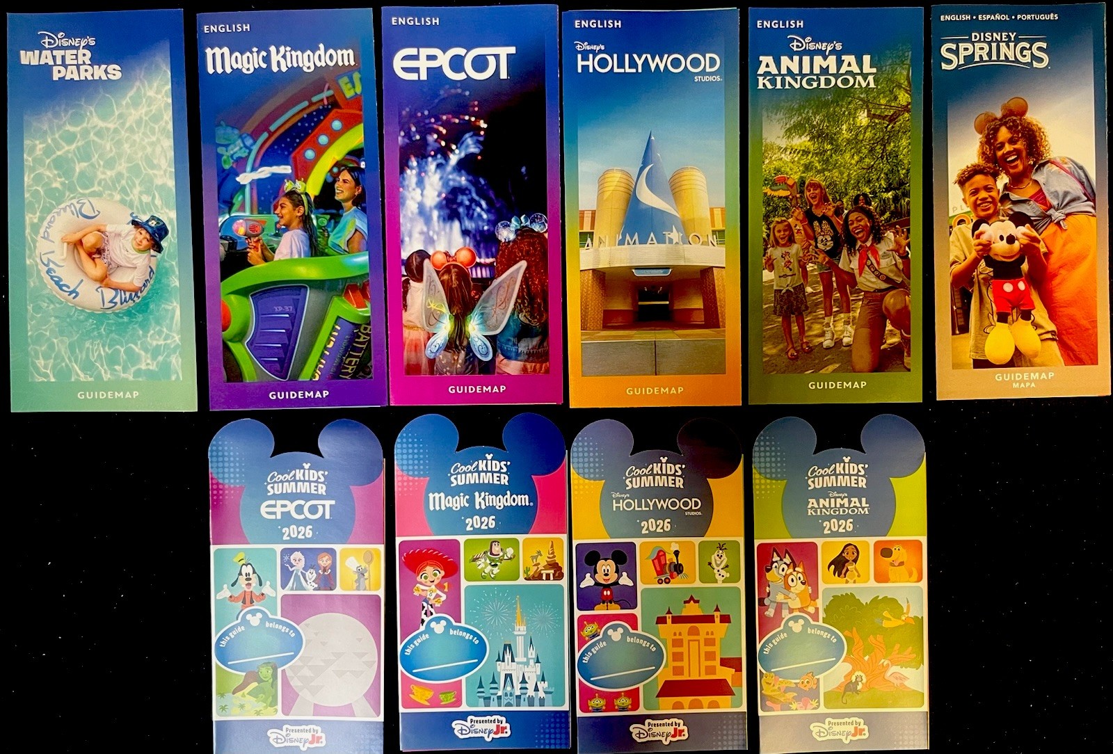 2026 Walt Disney World Theme Park Maps 4 Guide Maps 4 Cool Kids Summer Maps WDW