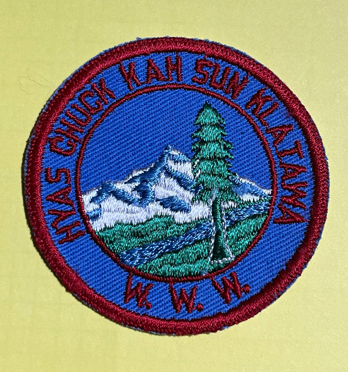 Boy Scouts Lodge 442 Round Embroidered \