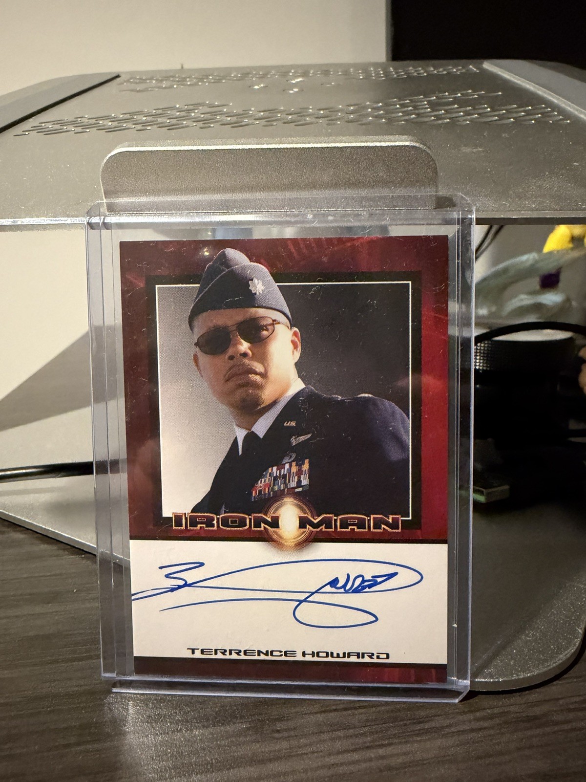 2008 Rittenhouse Iron Man Terrence Howard as James Rhodes Autograph Auto 1/1 2008 Rittenhouse Iron Man Terrence Howard as James Rhodes Autograph Auto 1/1
