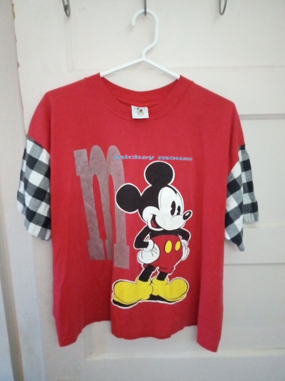 Mickey And Co Vintage 90s Disney Mickey Mouse Cropped Tee Size Large