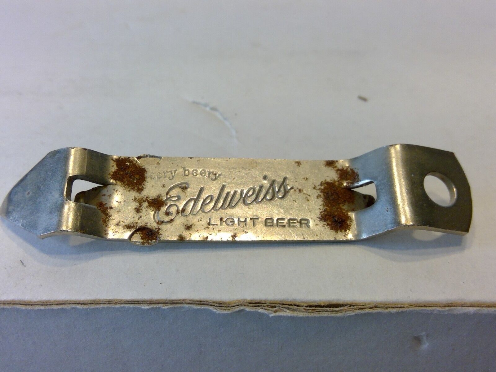 Vintage Edelweiss Light Beer Schoenhofen Edelweiss Co Chicago Can Opener