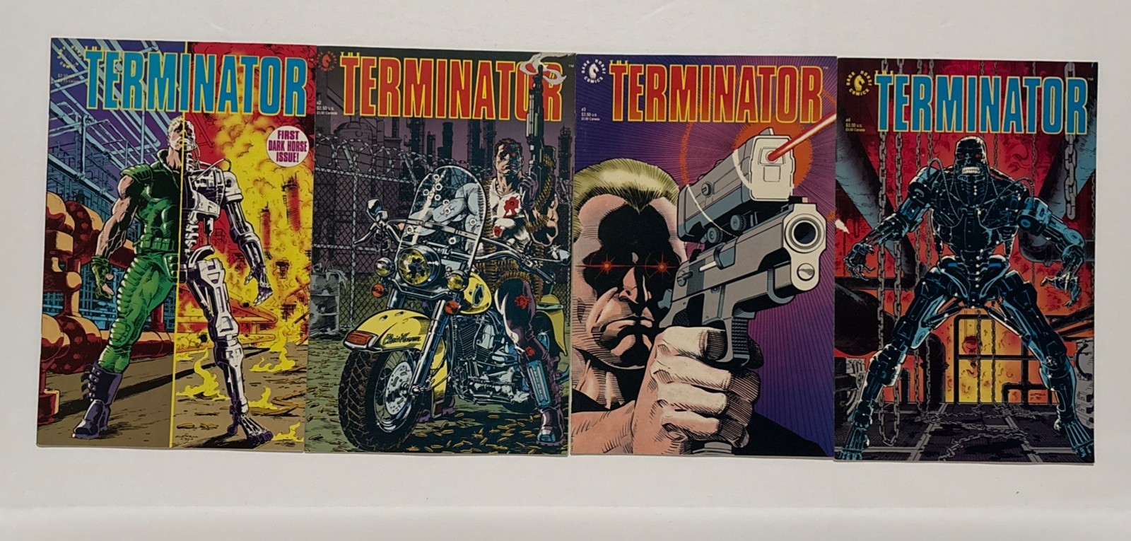 Complete Set The Terminator (1990) 1 2 3 4 Dark Horse Comics 