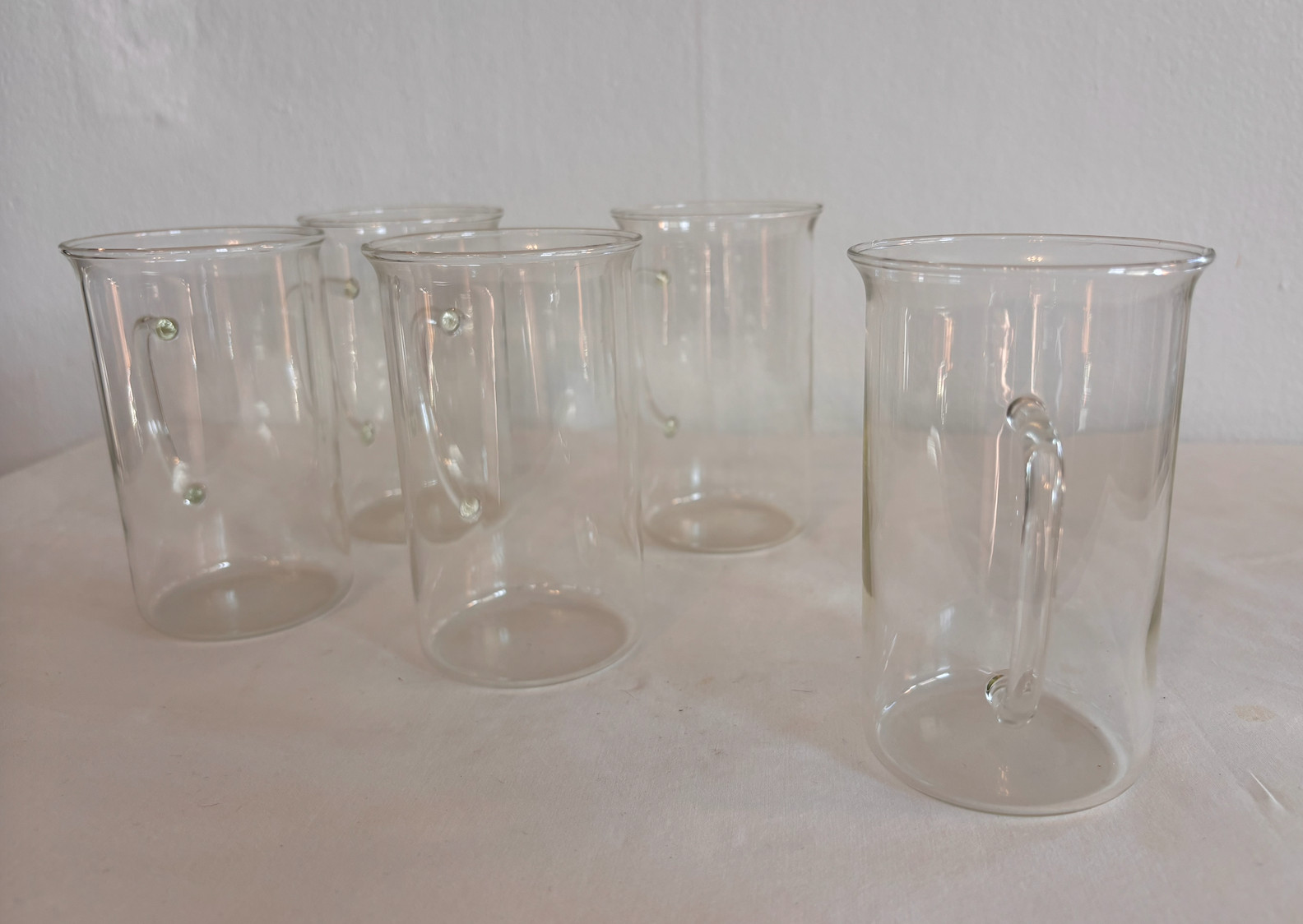 Schott-Zwiesel Verran Collection Light Weight Glass Mugs-2 Sets of 5 Each