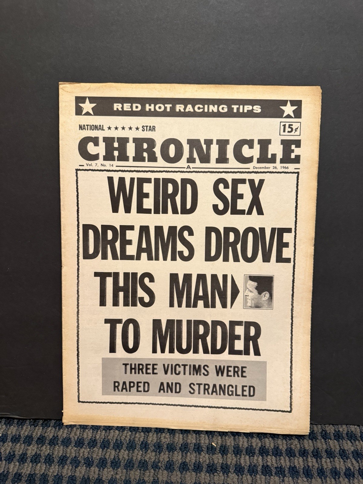 1966 National Star Chronicle Newspaper, Weird Sex Dreams (VRN10R)