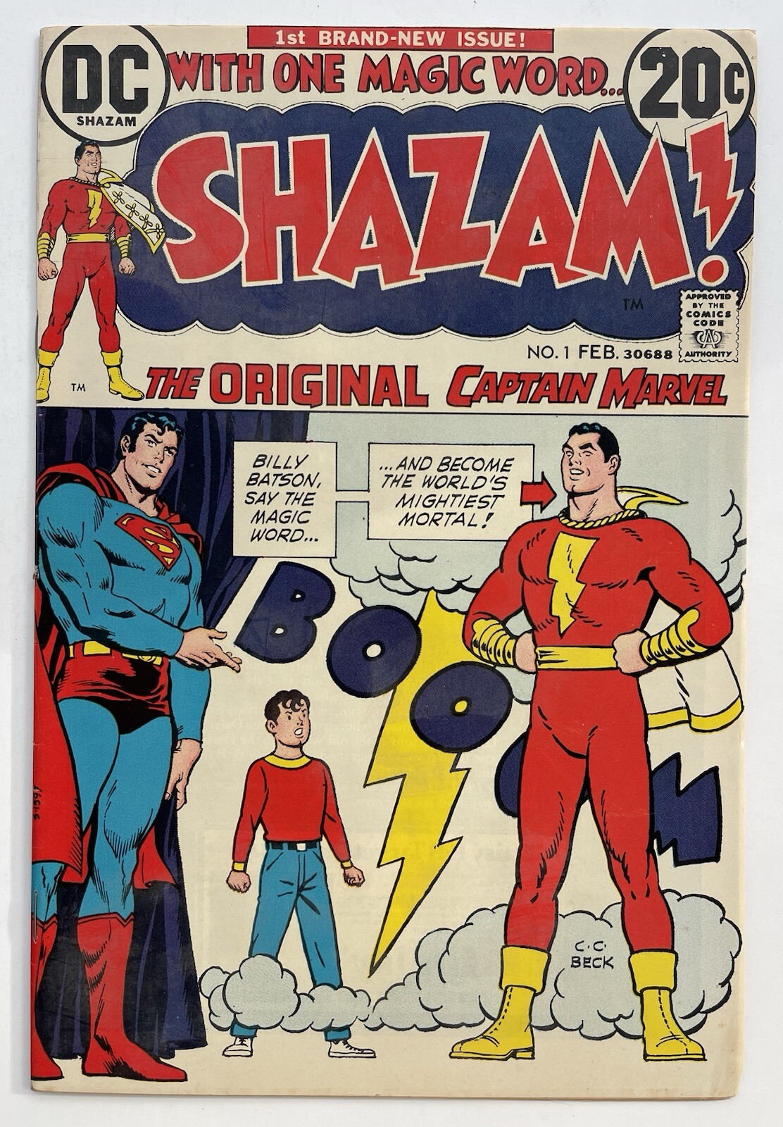 Shazam #1 (DC Comics February 1973) STUNNING HIGH GRADE