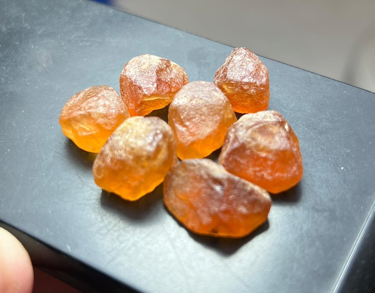 103 carat 7 pieces Hessonite Garnet From Africa
