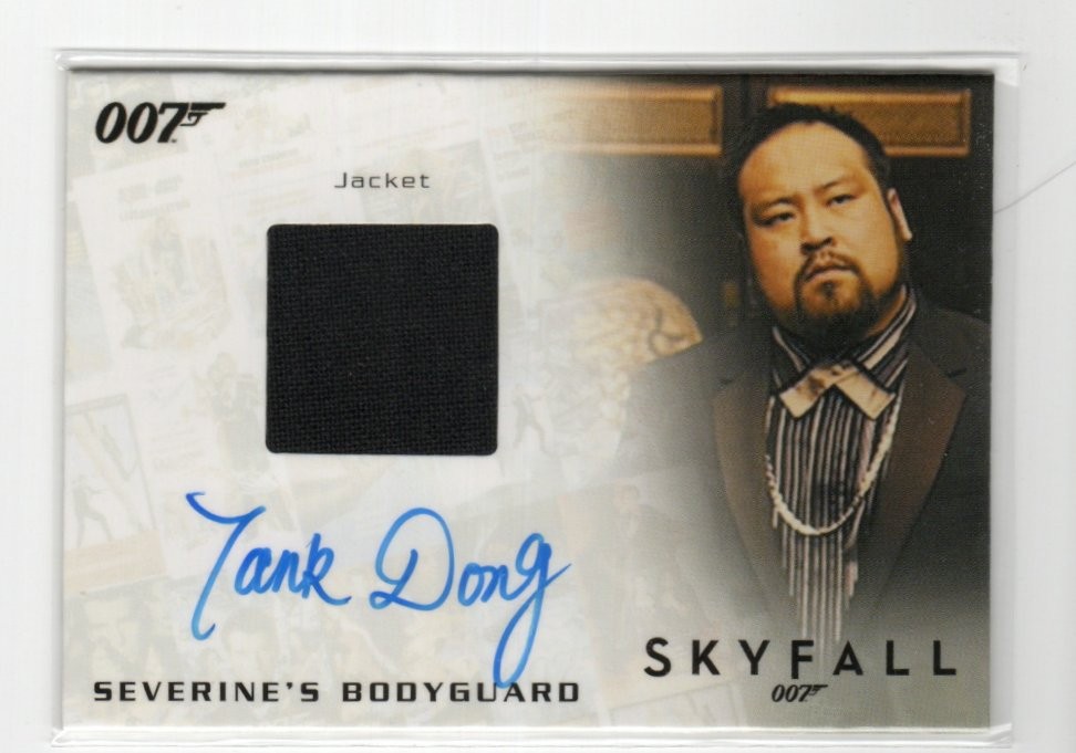 James Bond Archives 2017 Auto Relic Tank Dong Severine\'s Bodyguard #389/500