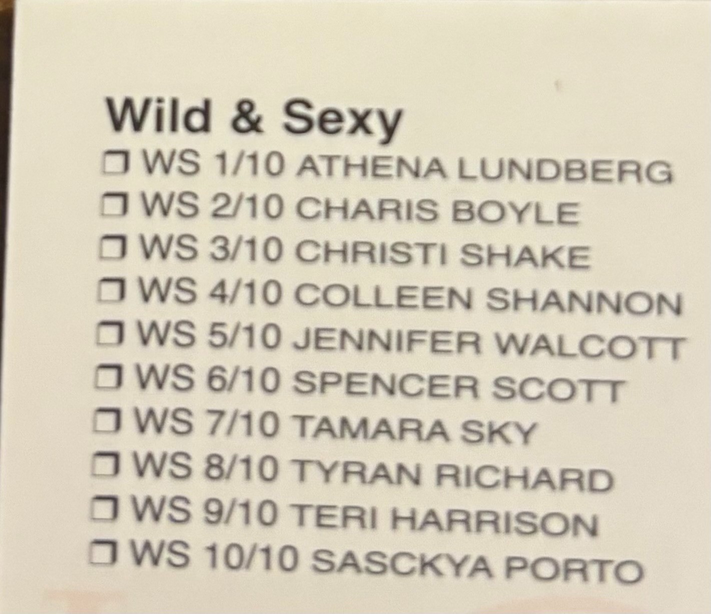 Too Hot to Handle All gold chase sets combined shipping Playboy cards