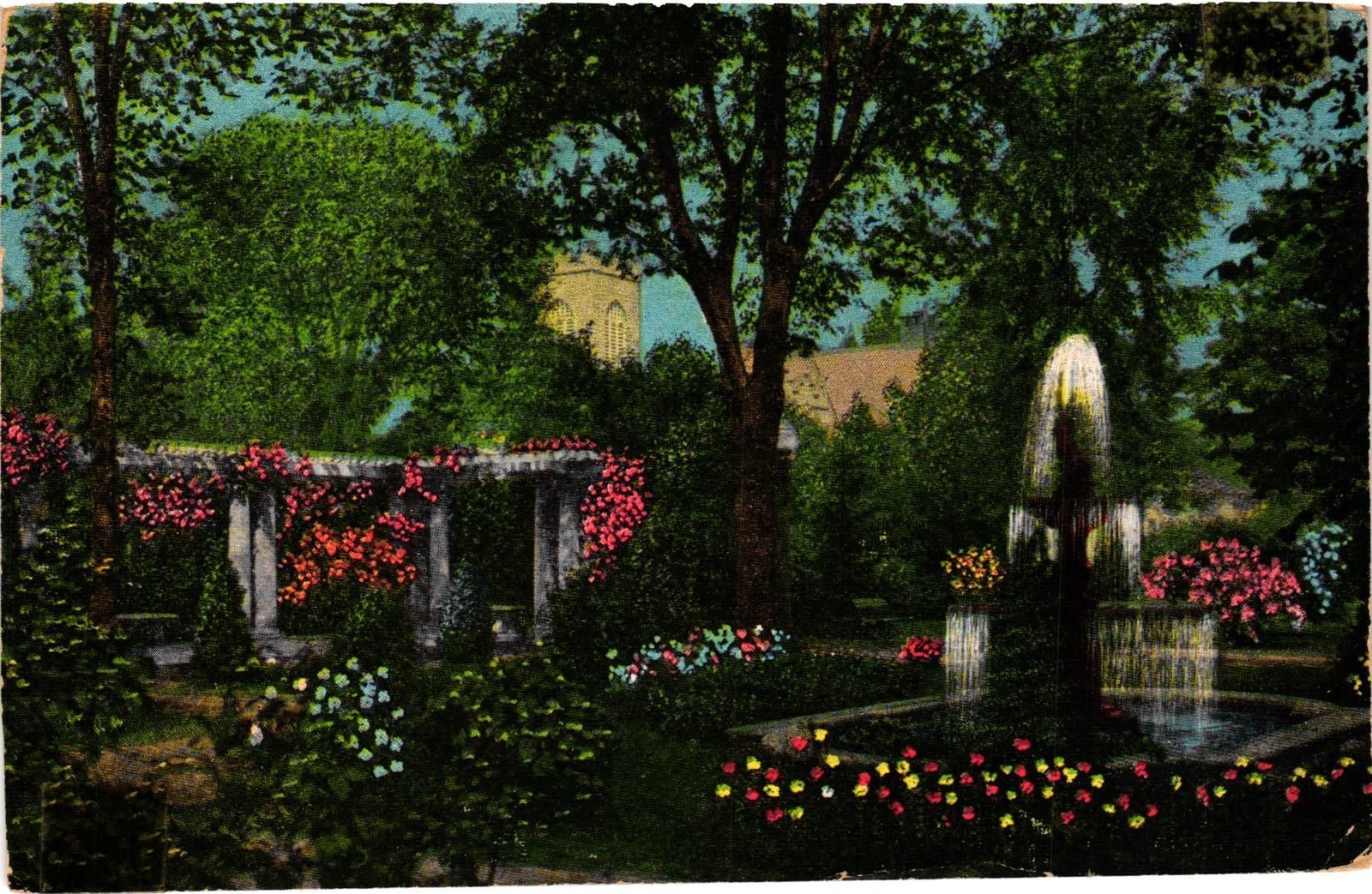 Vintage Postcard- Yawkey Park, Wausau, WI.