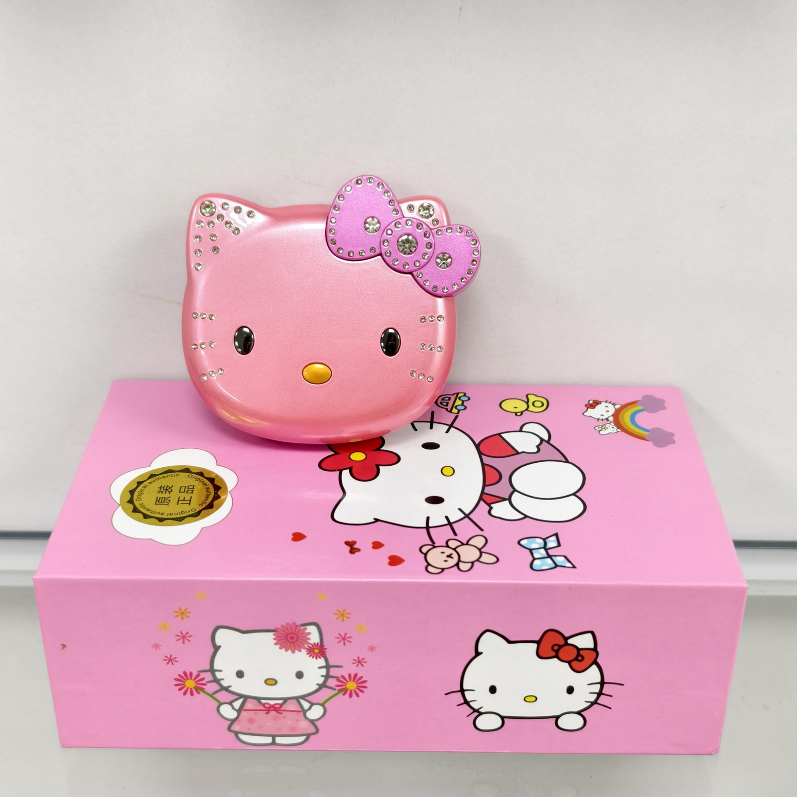 Hello Kitty Flip Phone w/Camera - Kawaii White 2025 Sanrio Kids Mobile PINK