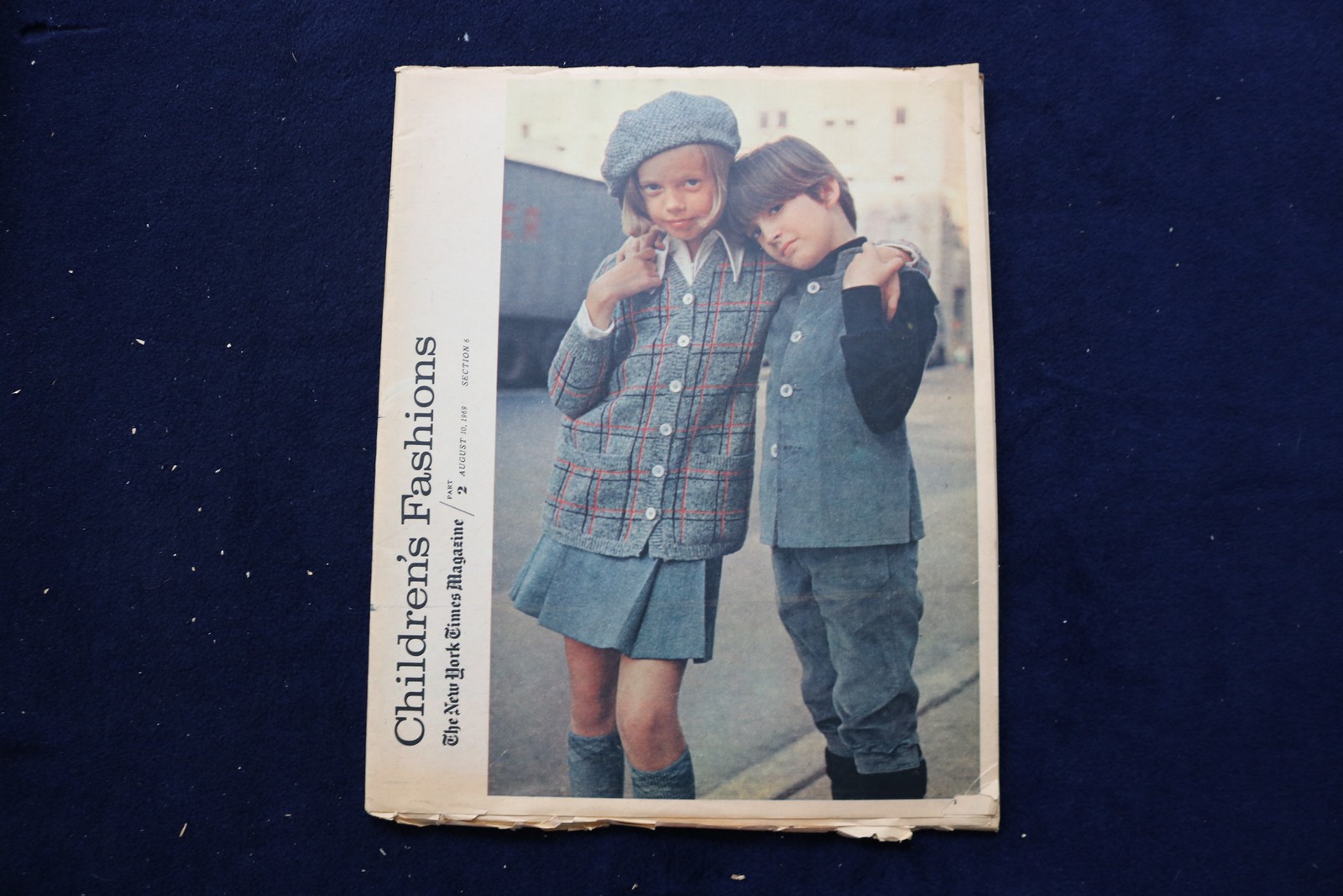 1969 AUGUST 10 NEW YORK TIMES  MAGAZINE - CHILDREN\'S FASHIONS - NP 9357