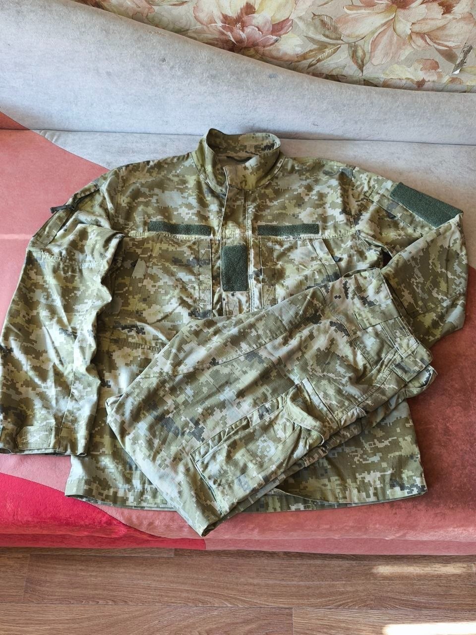 Rare Veteran Combat Set Ukraine Army Suit XL 54 Border Guard Pixel Camo Uniform