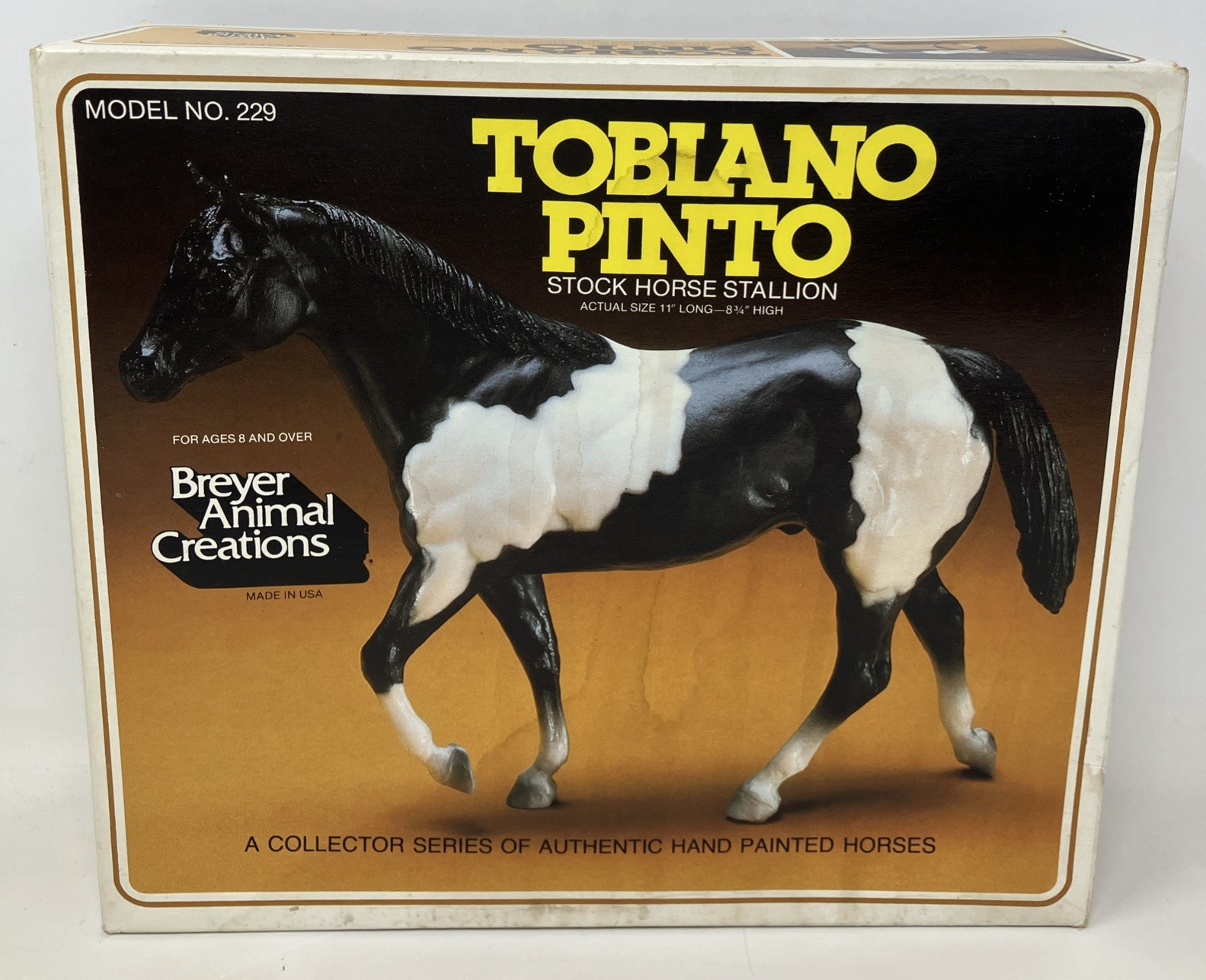 Breyer Horse Tobiano Pinto No 229 Vintage 1982 w/ Original Box Breyer Horse Tobiano Pinto No 229 Vintage 1982 w/ Original Box