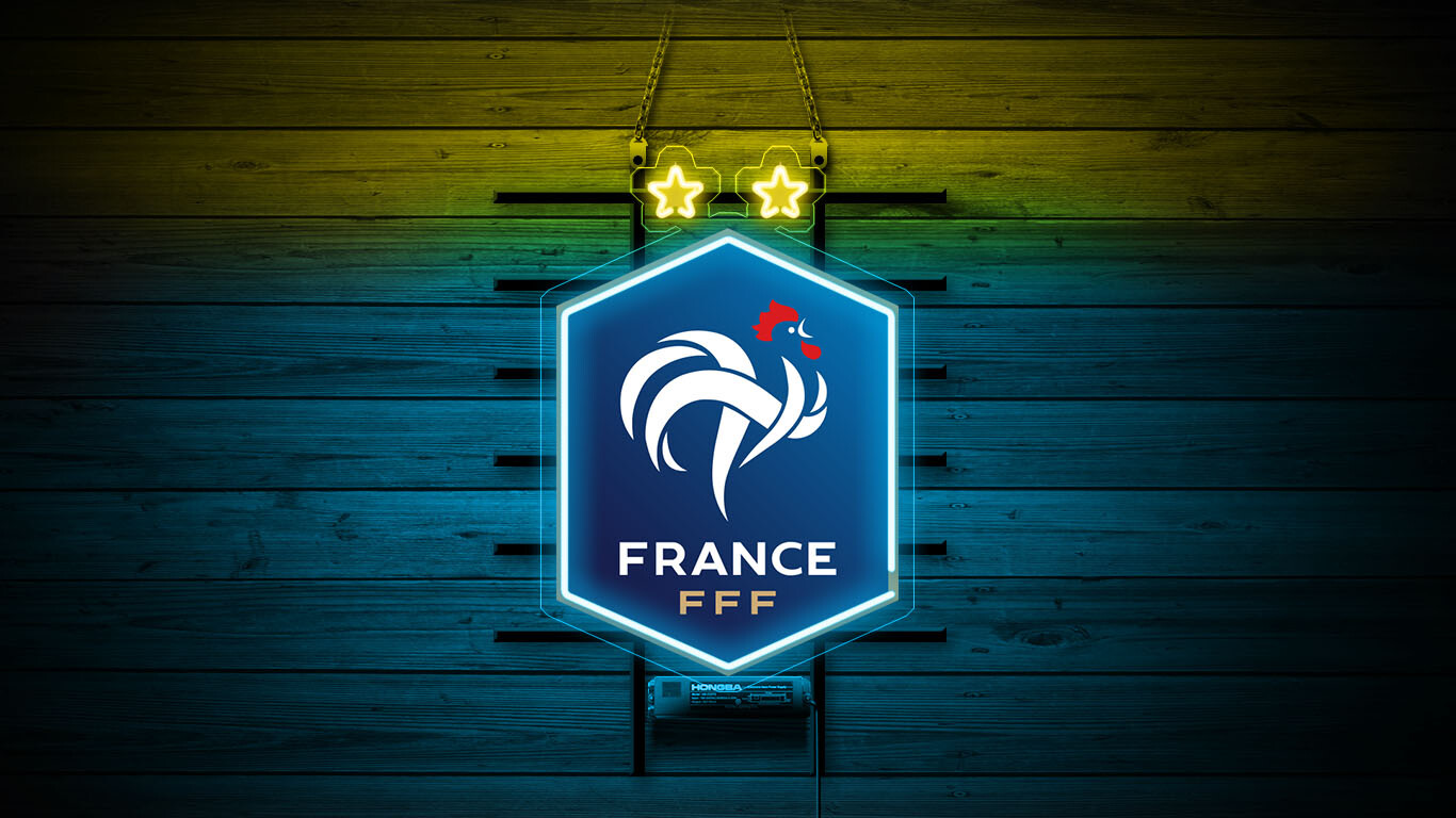France Football Team Logo Neon Sign Light Worlld Cup Holiday Decoration 20\