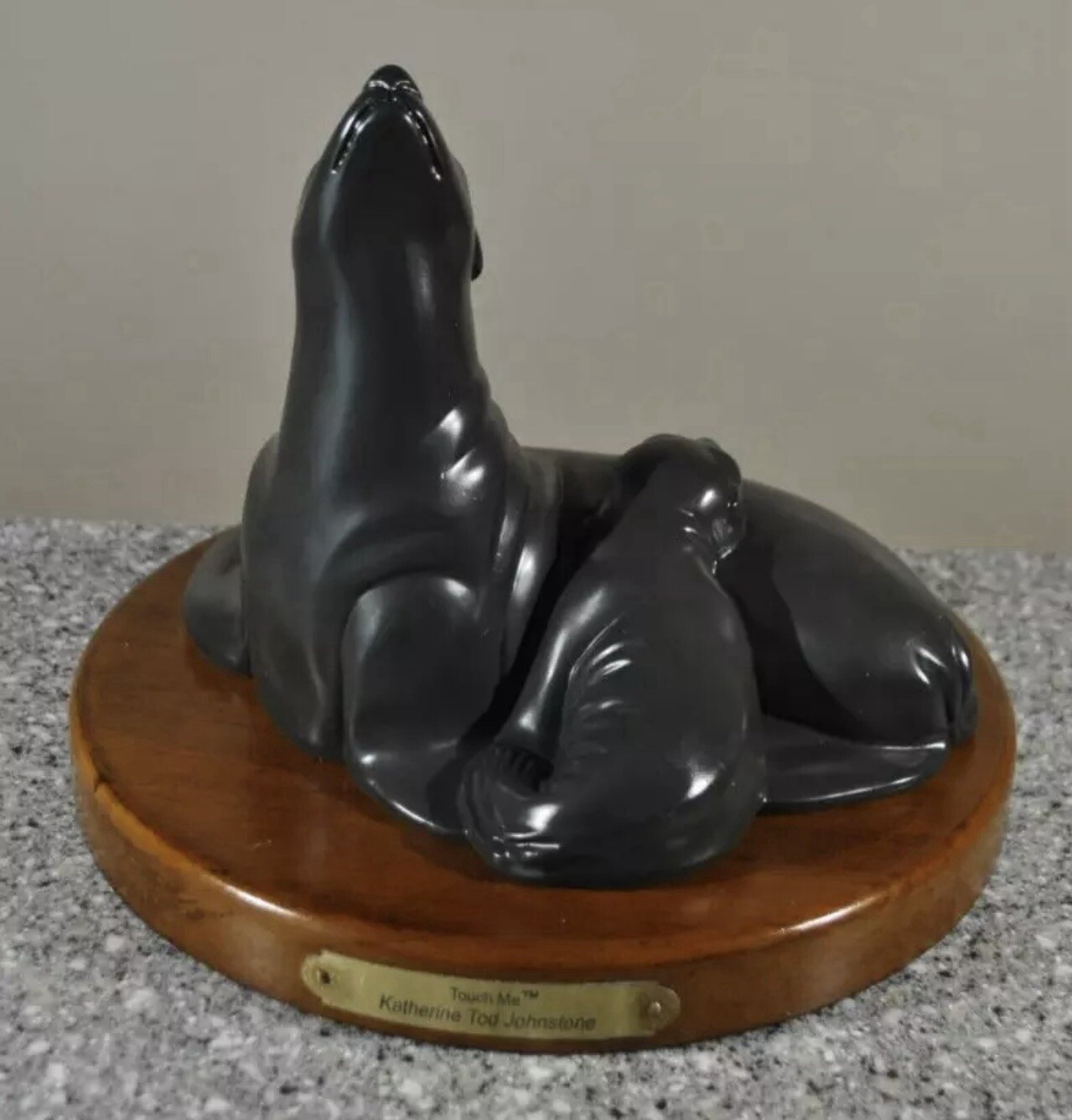Touch Me Seal Sculpture By Katherine Tod Johnstone Mystic, CT