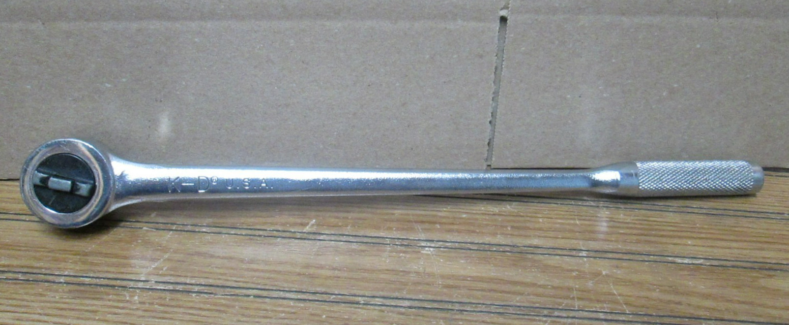 Vintage K-D KD Tools 73 1116 Forged Ratchet 1/2 Drive 15\ Vintage K-D KD Tools 73 1116 Forged Ratchet 1/2 Drive 15\
