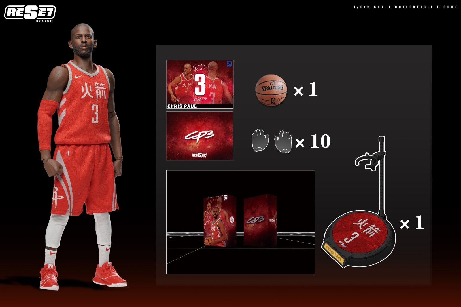 reset custom 1/6  cp3   chris paul