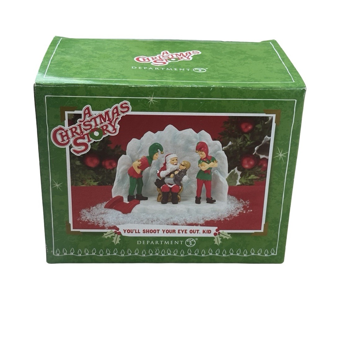 Dept. 56 A Christmas Story YOU'LL SHOOT YOUR EYE OUT Ralphie Red Ryder Retired