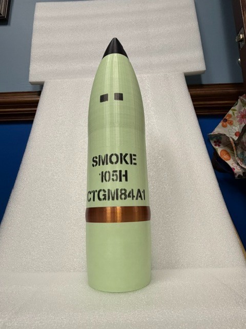 105MM 150H M84A1 Smoke Shell Replica M577 Mechanical Fuse Made in USA