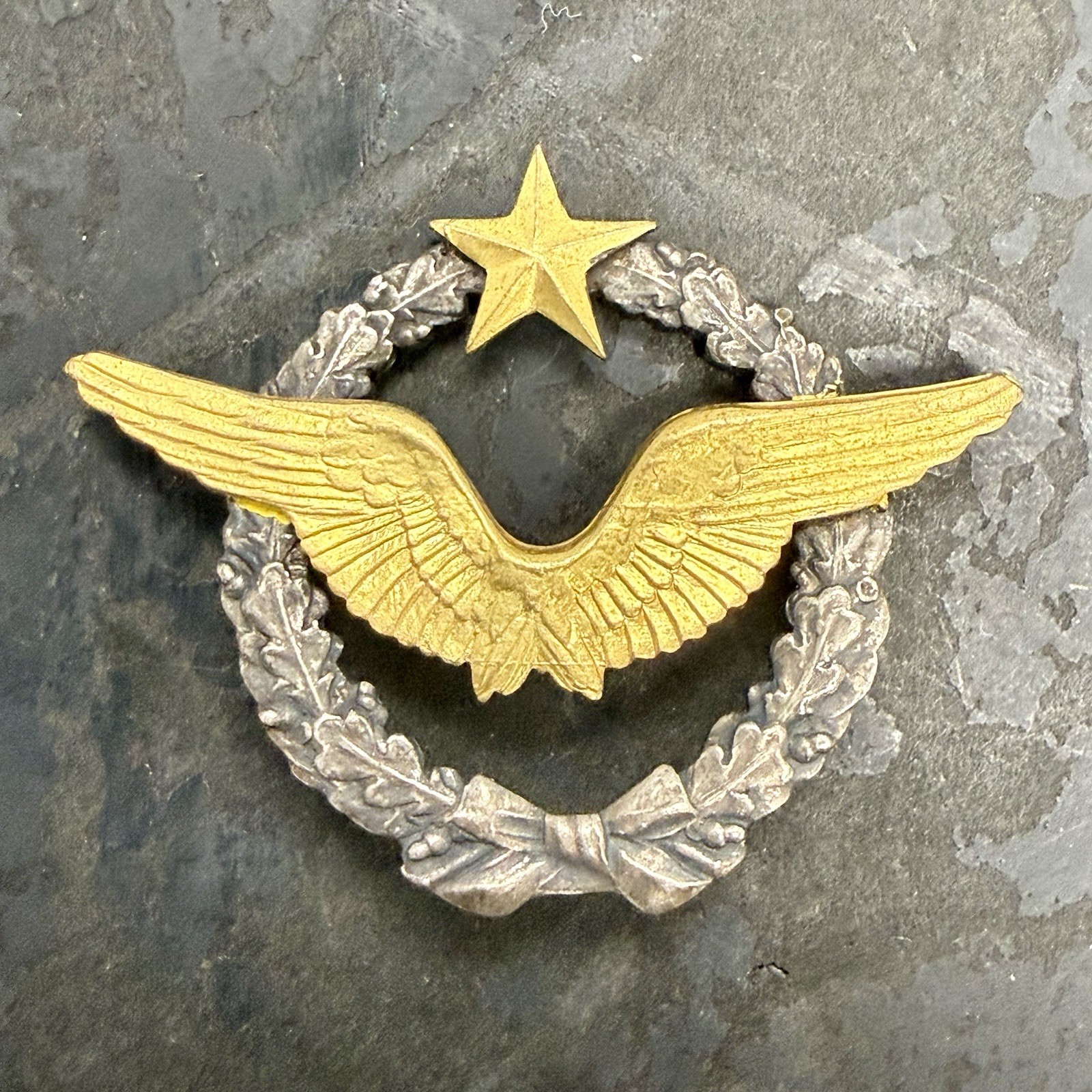 Original Pre WWII 1920s French Air Service Pilot Badge Brevet