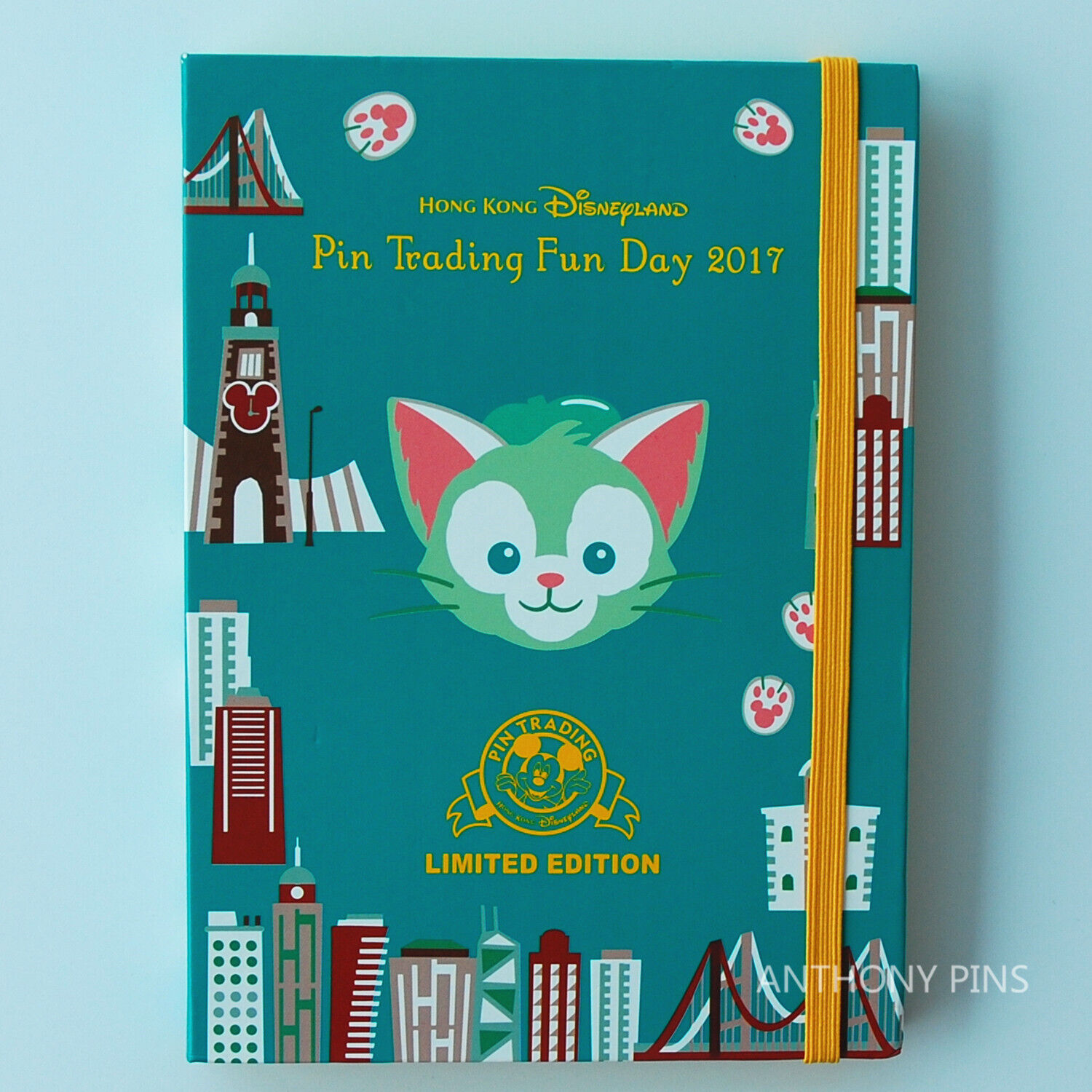 Disney Pin Hong Kong 2017 Fun Day 2017 Gelatoni Duffy LE 800 Box Passport Pin