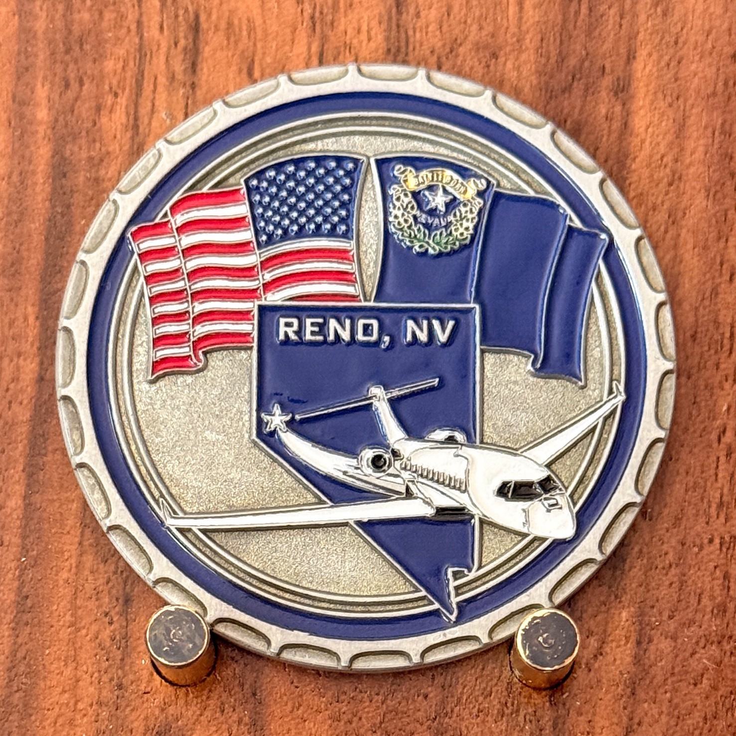 Stellar Aviation Group Reno NV Double Sided Challenge Coin  W#34