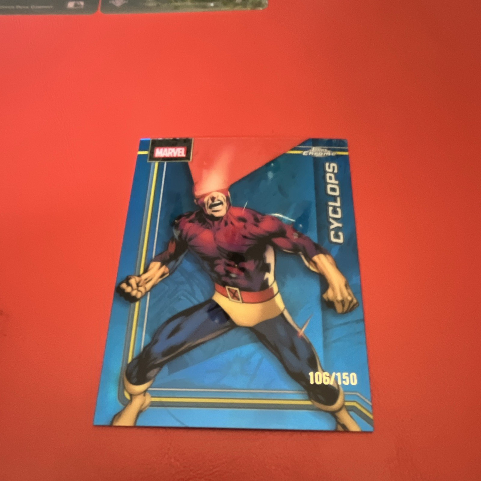 2026 Topps chrome Marvel Cyclops #024 Serial #106/150 Colormatch
