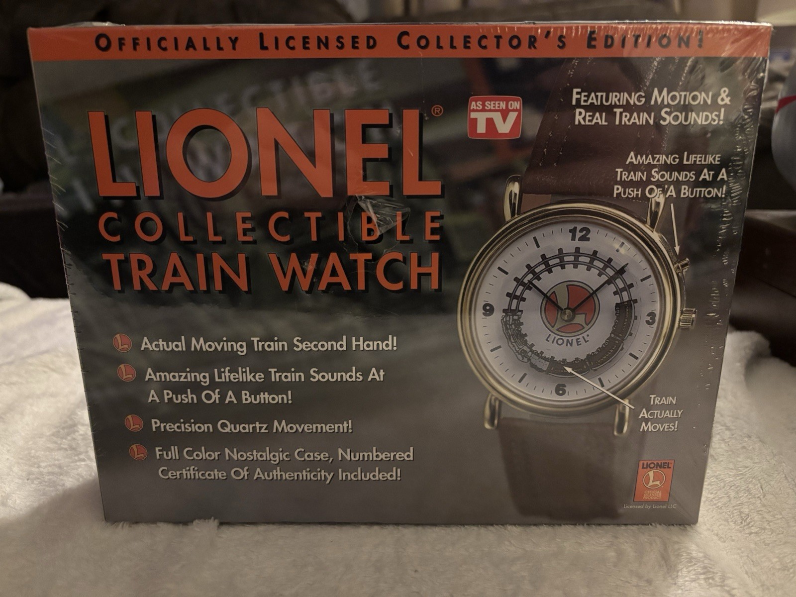 Lionel Collectible Train Watch New Sealed As Seen On TV Collector\'s Edition