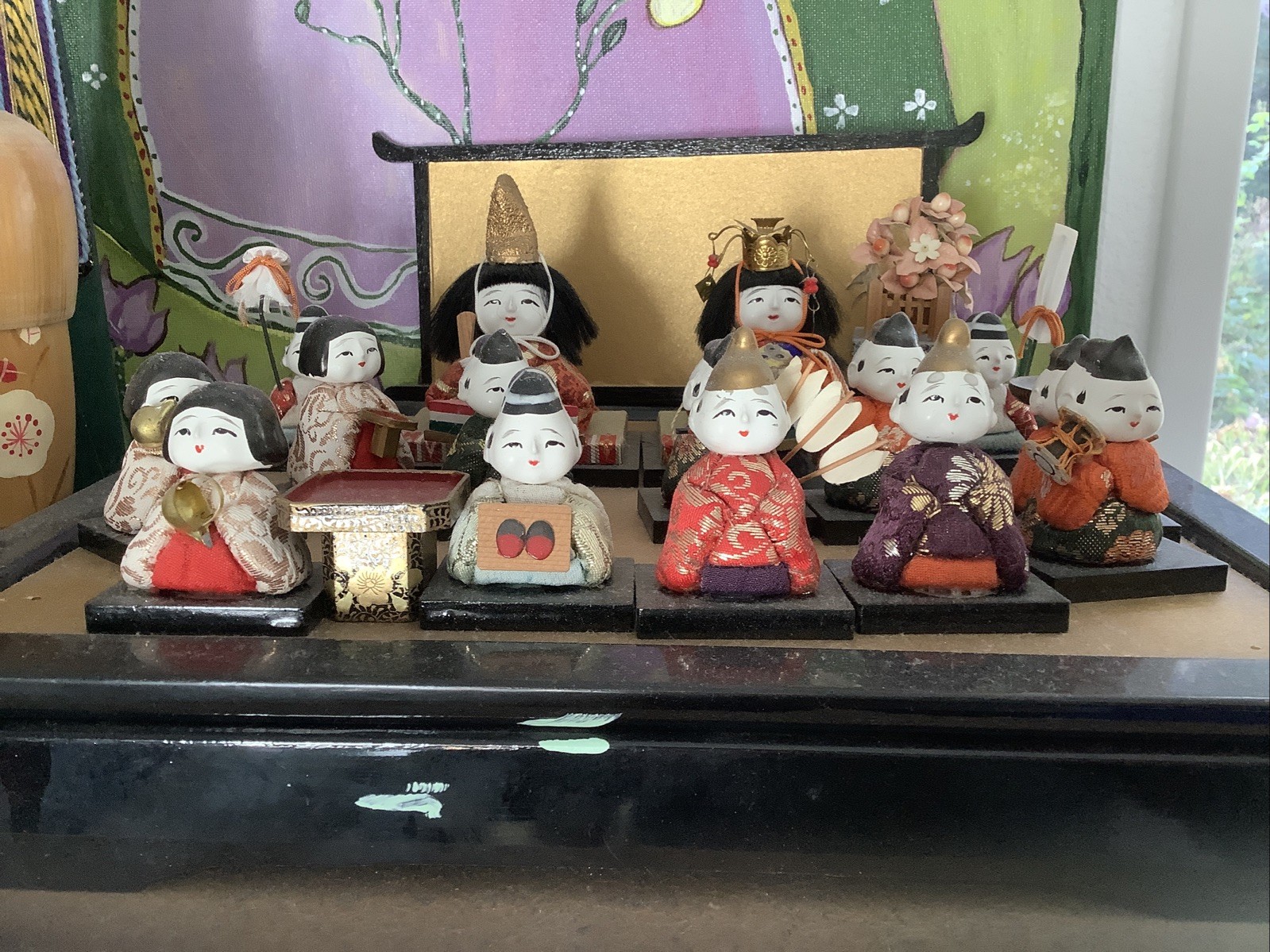 Antique Japanese dolls