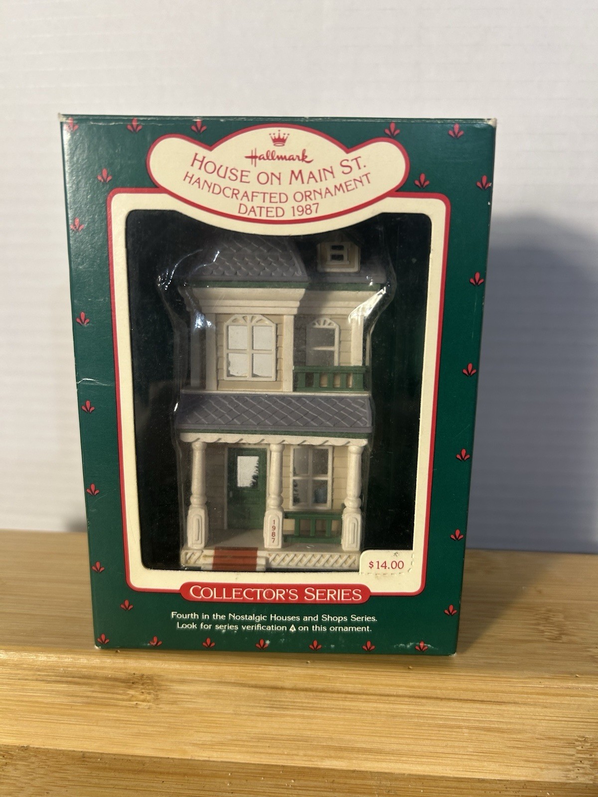 1987 Hallmark Keepsake Ornament Nostalgic Houses and Shops #4 House on Main St.