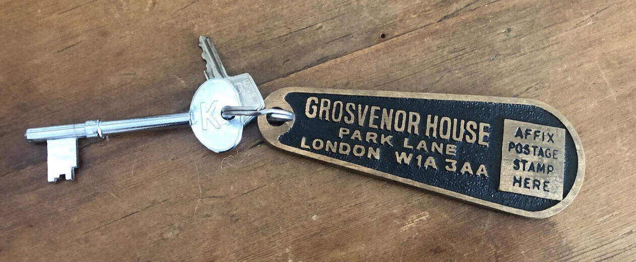 Grosvenor House London Bronze #534 room Skeleton Keys Authentic Original