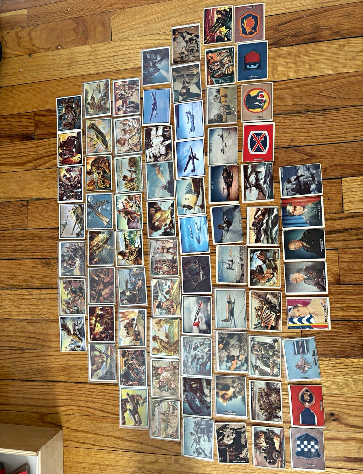1950s Freedom’s War 75 Card Lot WWII Generals Eisenhower MacArthur Patton Montgo