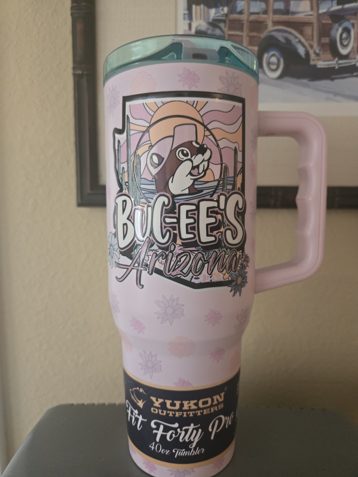 Buc-ee’s Official Arizona State 40 z. Yukon Tumbler In Hand