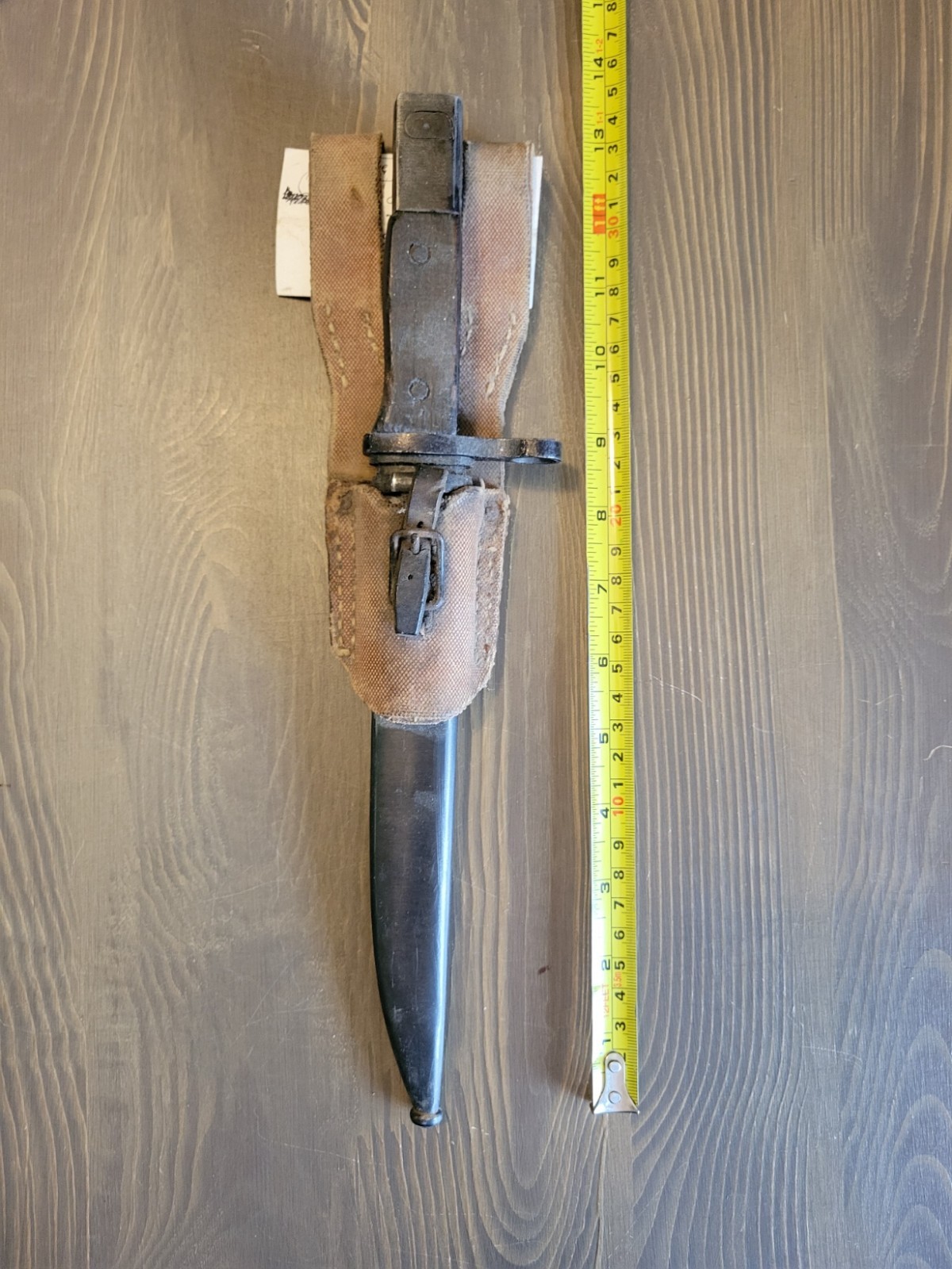 WWII Japanese Bayonet byToyada Arsenal Modified w/Original Frog WWII Japanese Bayonet byToyada Arsenal Modified w/Original Frog