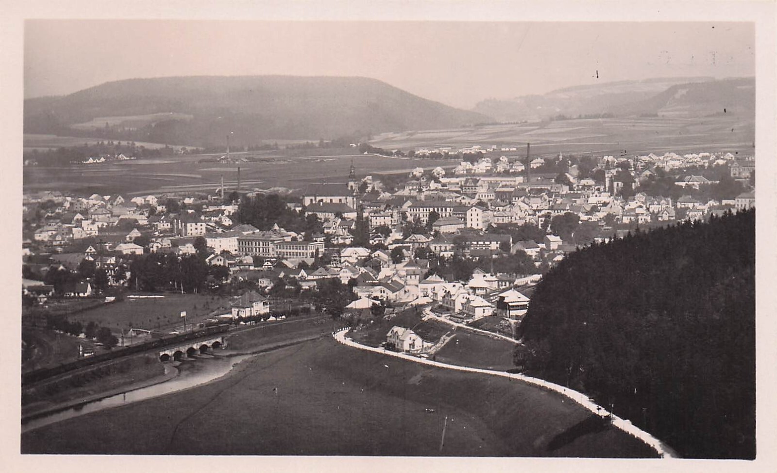 Postcard Vintage (1) CZE, USTI n. Orl Grafo Cuda Holice UP (#862)