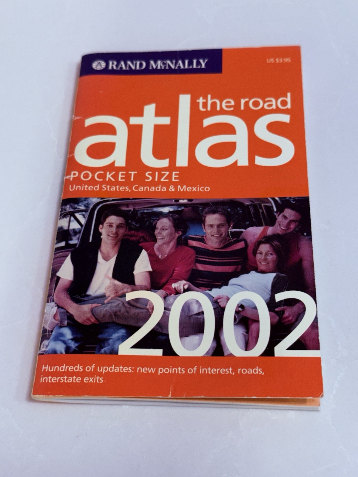 Rand McNally The Road Atlas Pocket Size 2002 USA Canada Mexico Travel Map Book