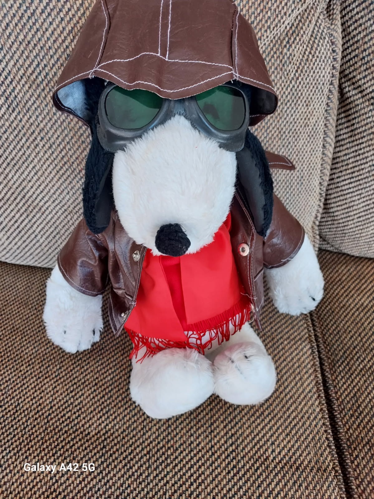 Vintage 1968 Snoopy Red Barron Flying Ace Plush w/accessories - Vintage 1968 Snoopy Red Barron Flying Ace Plush w/accessories -