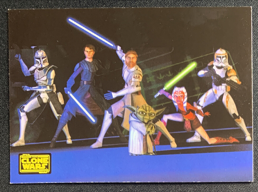 Ahsoka Rex Yoda Cody 2008 Topps Star Wars Clone Wars CHECKLIST Rookie #90 QTY