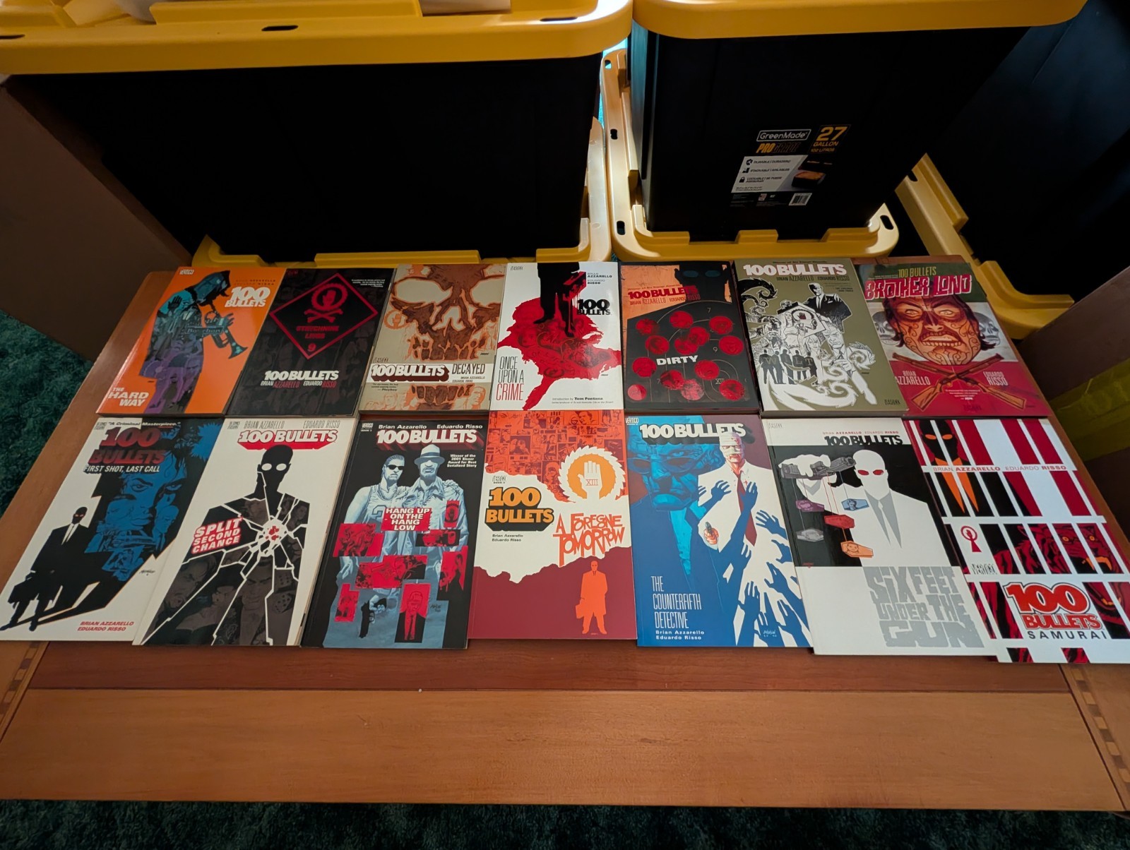 100 Bullets Complete Paperback Set Lot Of 13 Books Azzarello Risso Vertigo