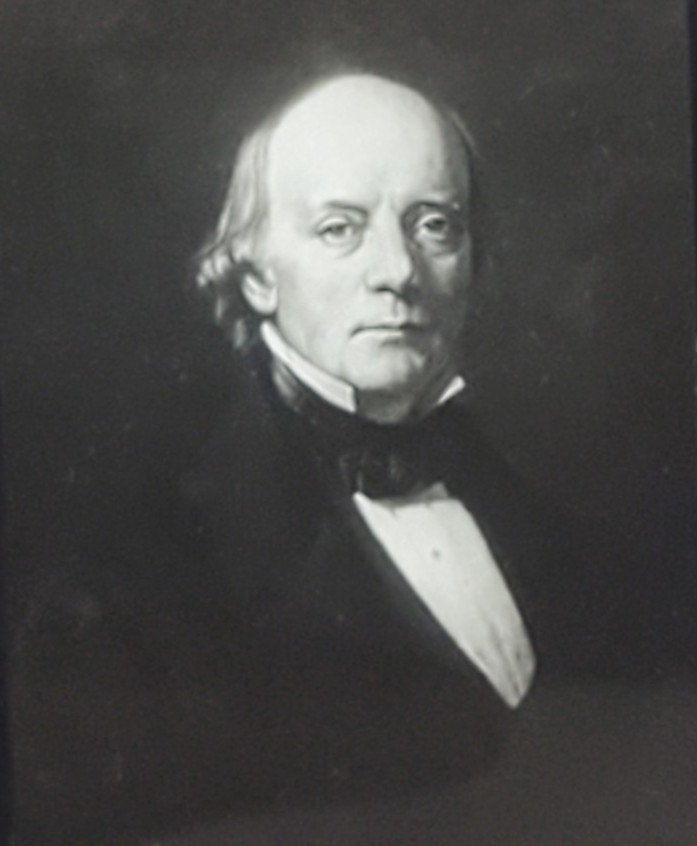 Portrait Of The Artist, Chester Harding, Magic Lantern Glass Slide