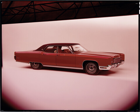 1972 Lincoln Continental automobile Old Car Advertising Promo Photo