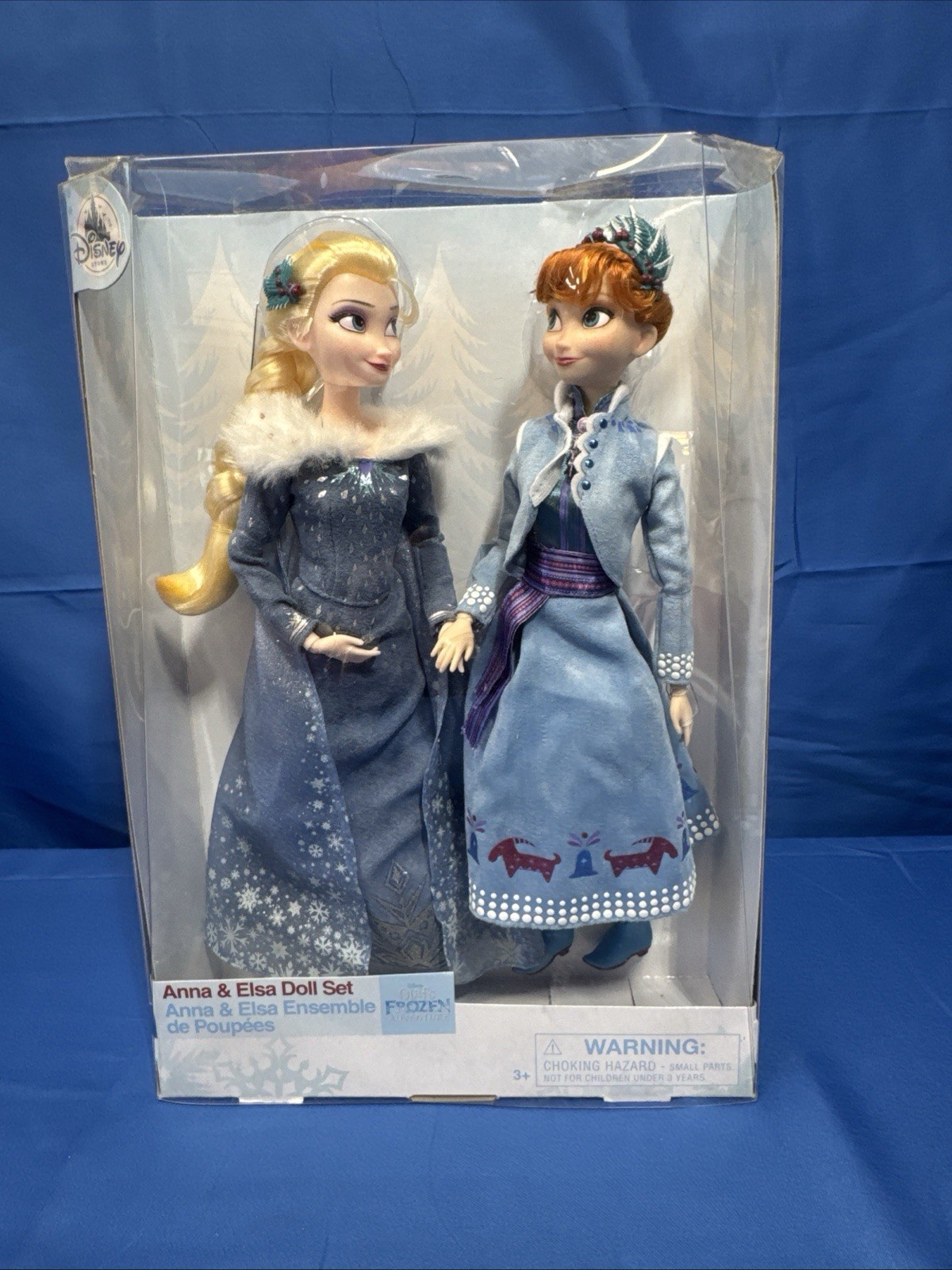 NEW RARE HTF Disney Store Anna And Elsa “Olafs Frozen Adventure” Doll Figure Set