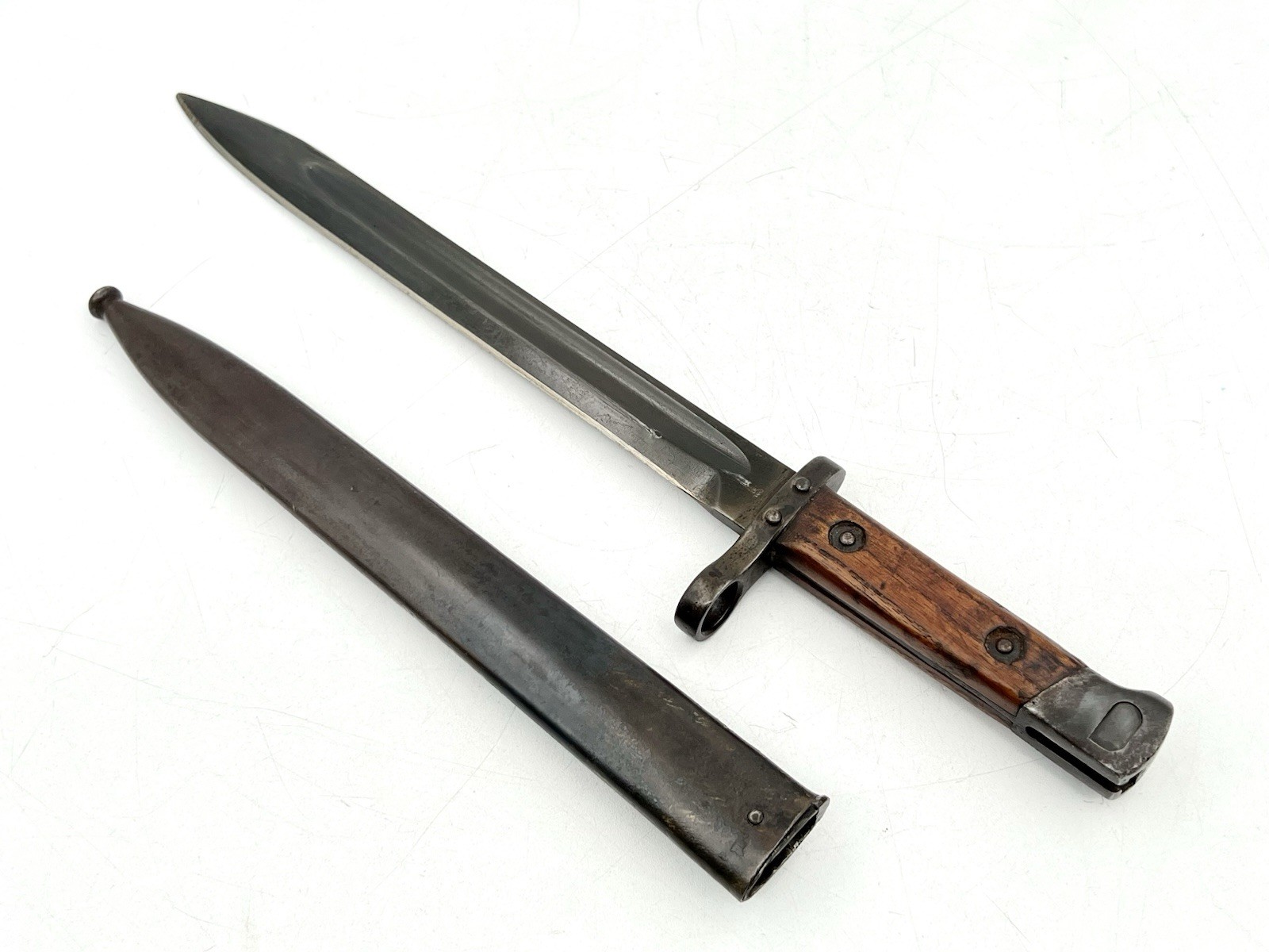 WWI AUSTRIAN/TURKISH MAUSER M1935 BAYONET with Scabbard
