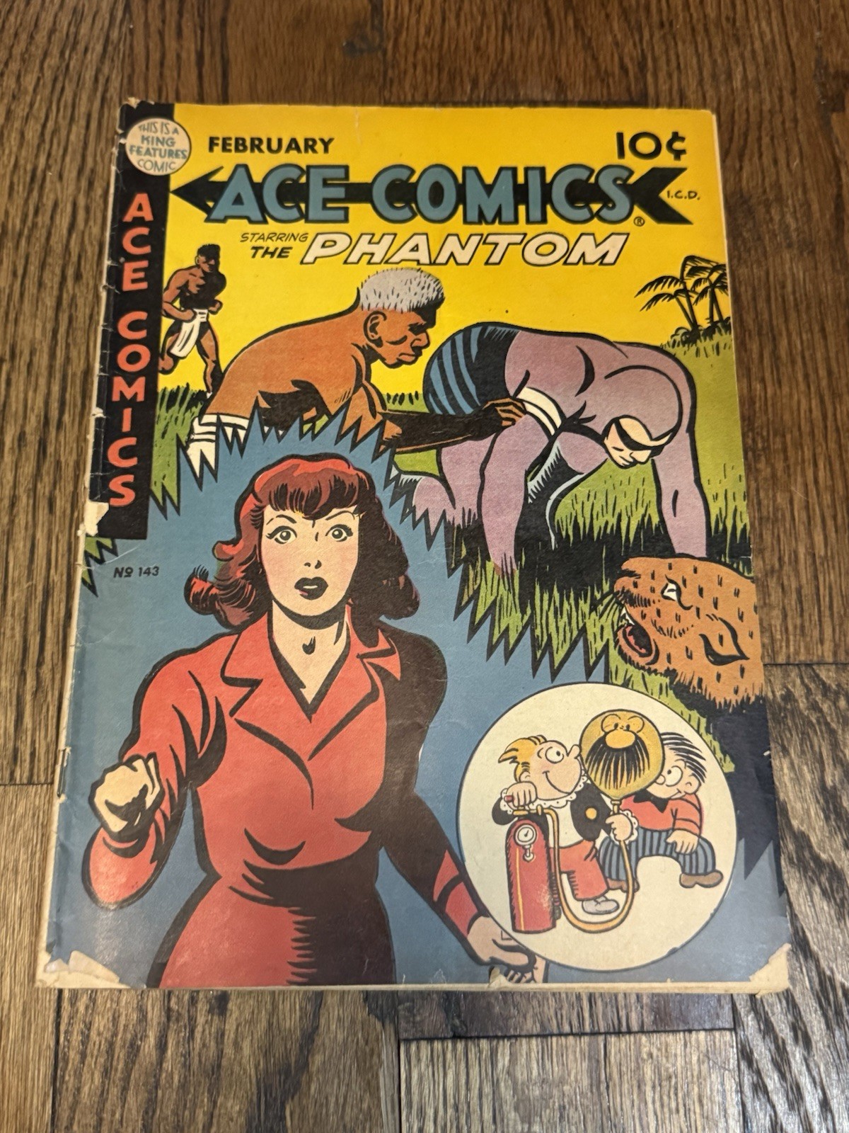 Ace Comics #143 First Cover Appearance Of The Phantom 1949