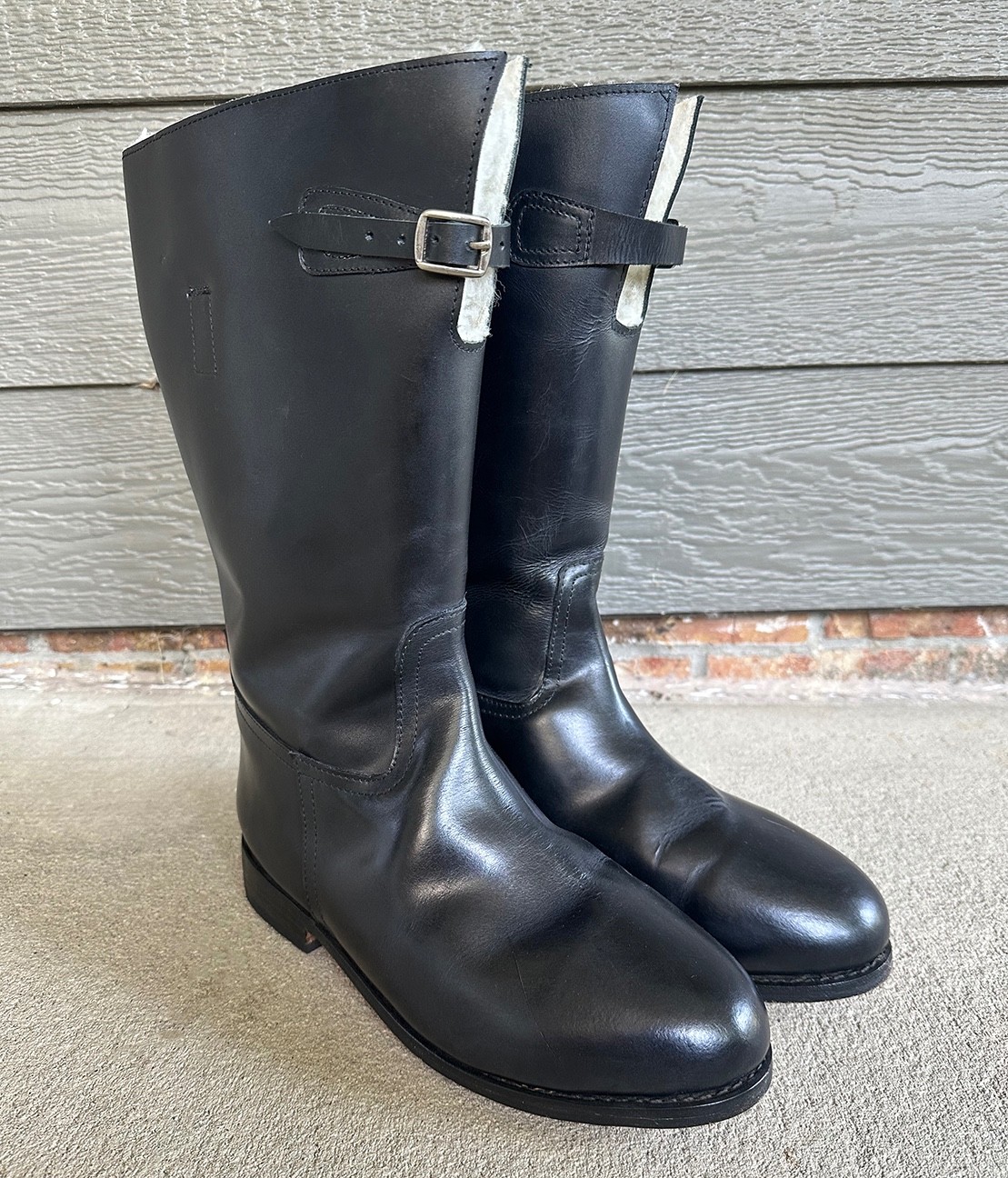 Excellent 1936 RAF Flying Flight Boots WWII Royal Air Force Size 9 Leather