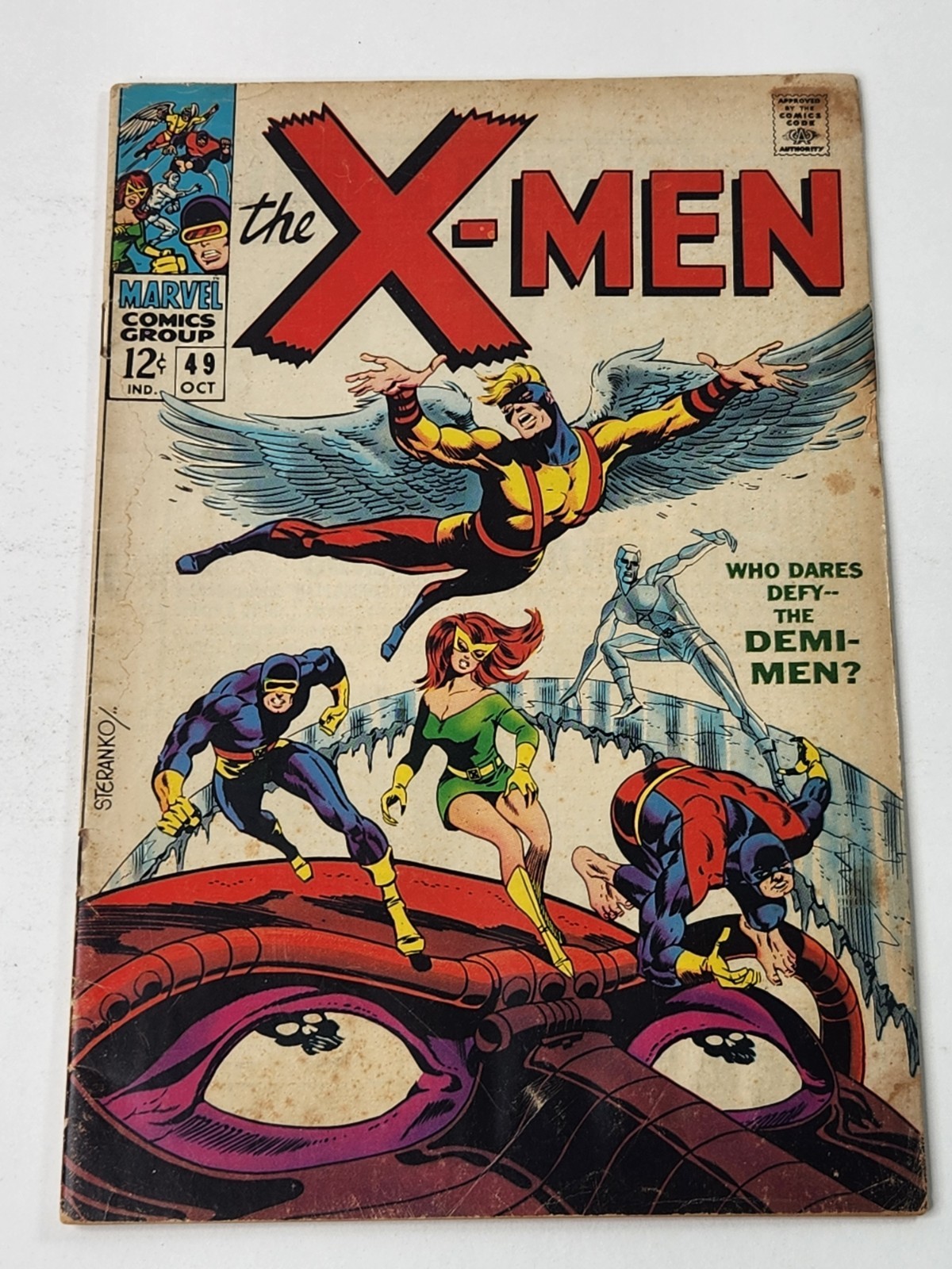 Uncanny X-Men 49 1st App Lorna Dane & Mesmero Steranko Cover Silver Age 1968